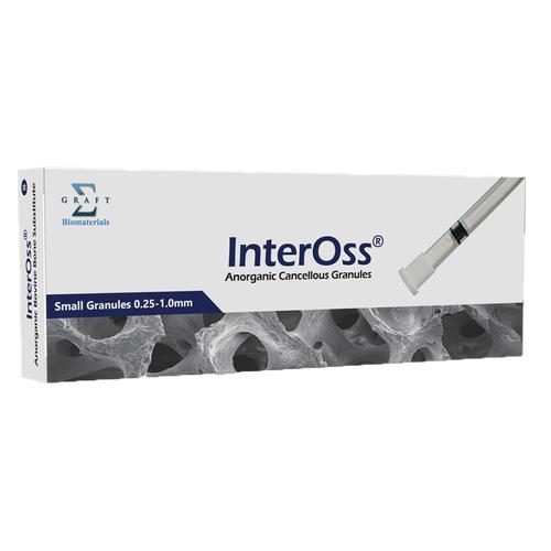 InterOss Syringe Anorganic Cancellous Bone Graft Granules 1.0-2.0mm 0.50cc - Avtec Surgical