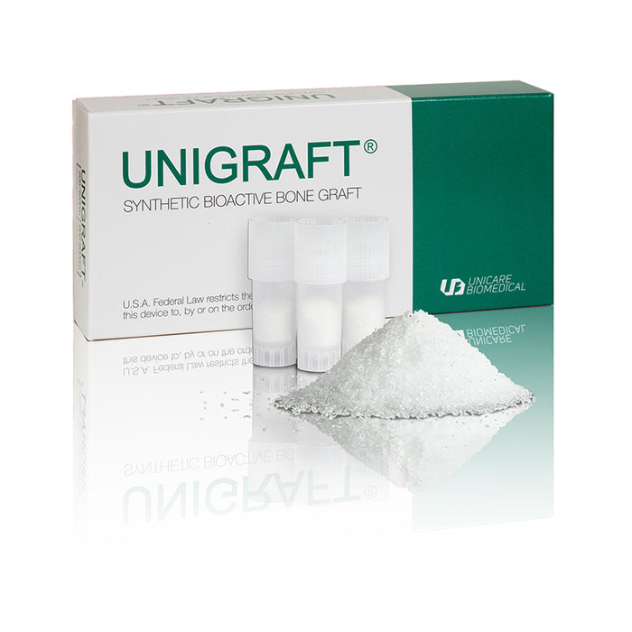Unigraft Synthetic Bioactive Glass (200-600µm) 0.5g - 5/Pack