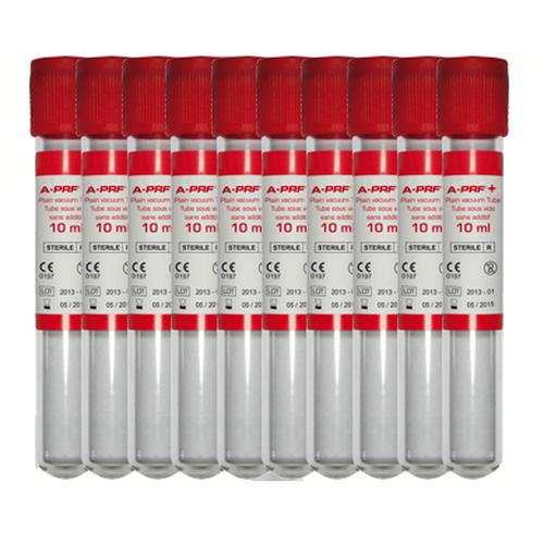 Dr. Choukroun Glass A-PRF Tubes- Box of 100 No Additives (Sterile) - Avtec Surgical