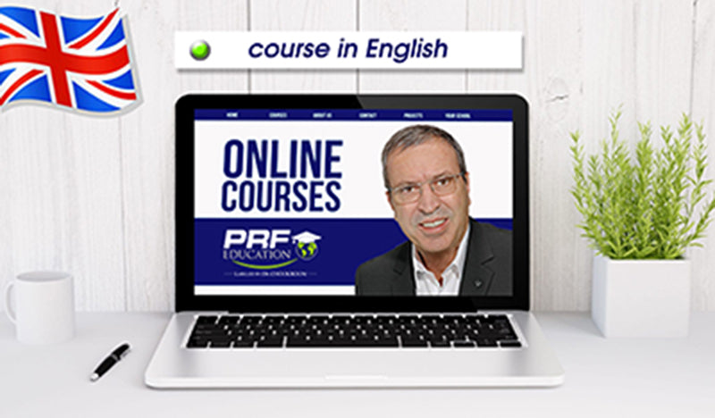 PRF Online Course.  Platelet Rich Fibrin.  English Language