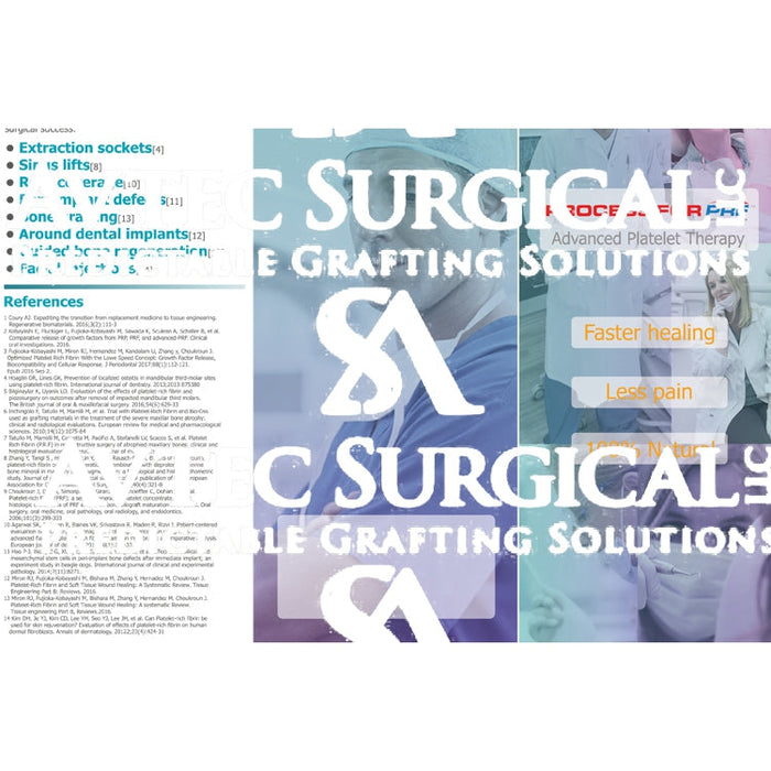 PRF Dental Patient Education Tri-Fold Brochures - 50/Box